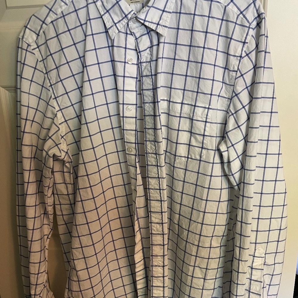 Mens J. Crew Size Large Button Up Casual Shirt
